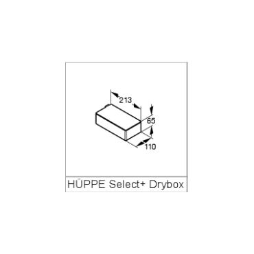 Hüppe Select+ Drybox - odkládací box s víkem (5)