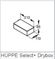 Hüppe Select+ Drybox - odkládací box s víkem