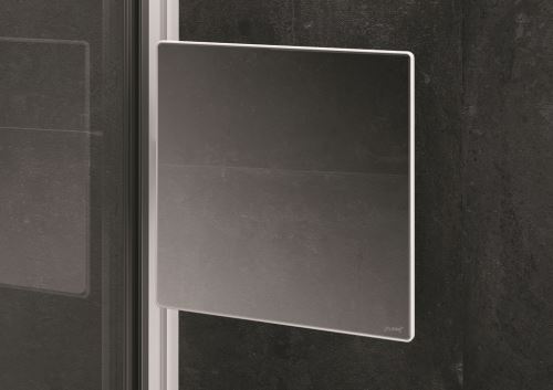 Hüppe Select+ Mirror - zrcátko, stříbrná matná
