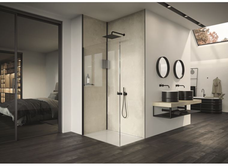 Hüppe Select+ Walk-in stěna, sklo 10 mm - bez Select+Shelf  mm,