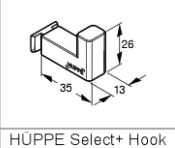Hüppe Select+ Hook - háček
