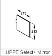 Hüppe Select+ Mirror - zrcátko