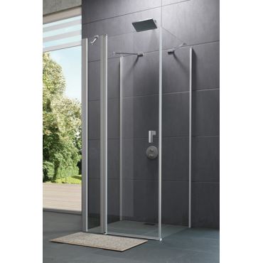 Hüppe Design pure U-kabina křídl. dveře s pevn. segm.  mm,