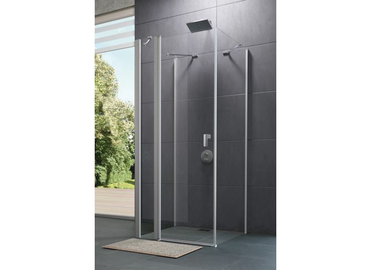 Hüppe Design pure U-kabina křídl. dveře s pevn. segm.  mm,