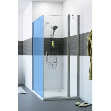 Hüppe Classics 2 křídlové dveře s pevn. segm. pro boč. stěnu/roh. vstup  mm,