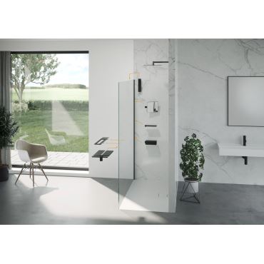 Hüppe Select+ Kit - nástěnná lišta pro sklo 8 mm  mm, (2)
