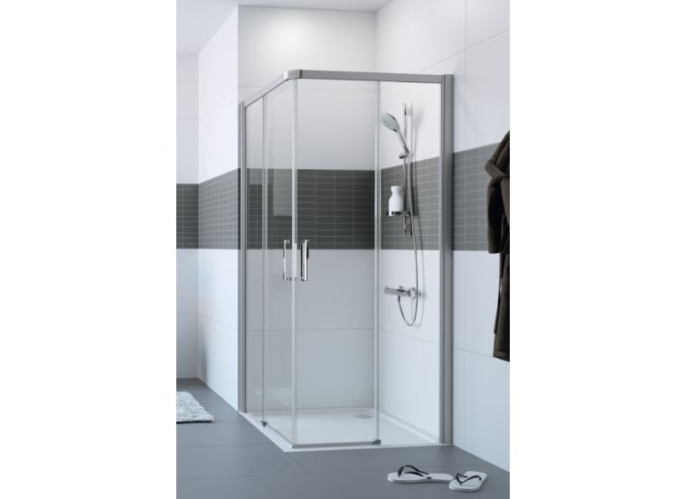 Hüppe Classics 2 EasyEntry posuv. dveře roh. vstup 2-dílný  mm,