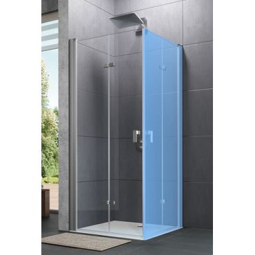 Hüppe Design pure křídl. sklapovací dveře upev. vlevo dveře pro boč. stěnu  mm,