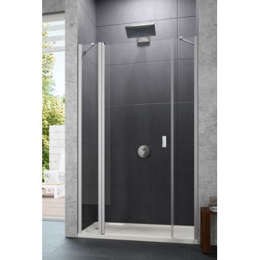 Hüppe Design pure křídl. dveře s pevn. segm. a protisegm. do niky  mm,